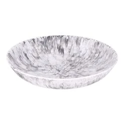 EGS B381885-BBM Hermosa Black Marble 36 Oz. Round Coupe Bowl - 6 / CS