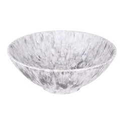 EGS B382950-BBM Hermosa Black Marble 67 Ounce Round Bowl - 6 / CS