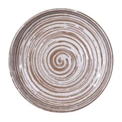 EGS B395099-SDW Stardust White 9" Round Coupe Plate - 6 / CS