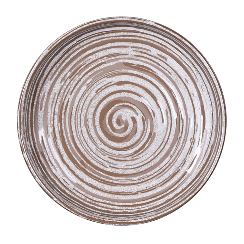 EGS B395099-SDW Stardust White 9" Round Coupe Plate - 6 / CS 3 EGS B395099-SDW Stardust White 9" Round Coupe Plate - 6 / CS