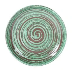EGS B398071-SDG Stardust Green 7" Round Coupe Plate - 6 / CS