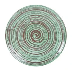EGS B399088-SDG Stardust Green 8.75" Round Plate - 6 / CS