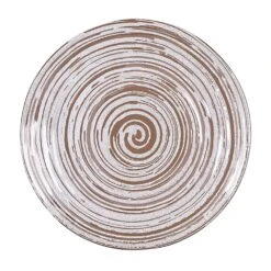 EGS B399088-SDW Stardust White 8.75" Round Plate - 6 / CS