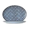Arcoroc FK645 Candour Azure Blue/White 12.25 In Oval Platter - 12 / CS -Libbey Kitchenware Store 6104781
