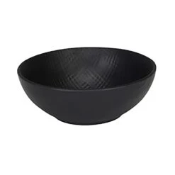 Cal-Mil 22329-6-13 Sedona Black 6-1/2" Melamine Bowl - 6 / CS