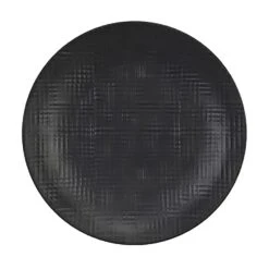 Cal-Mil 22328-9-13 Sedona Black 9" Melamine Plate - 6 / CS