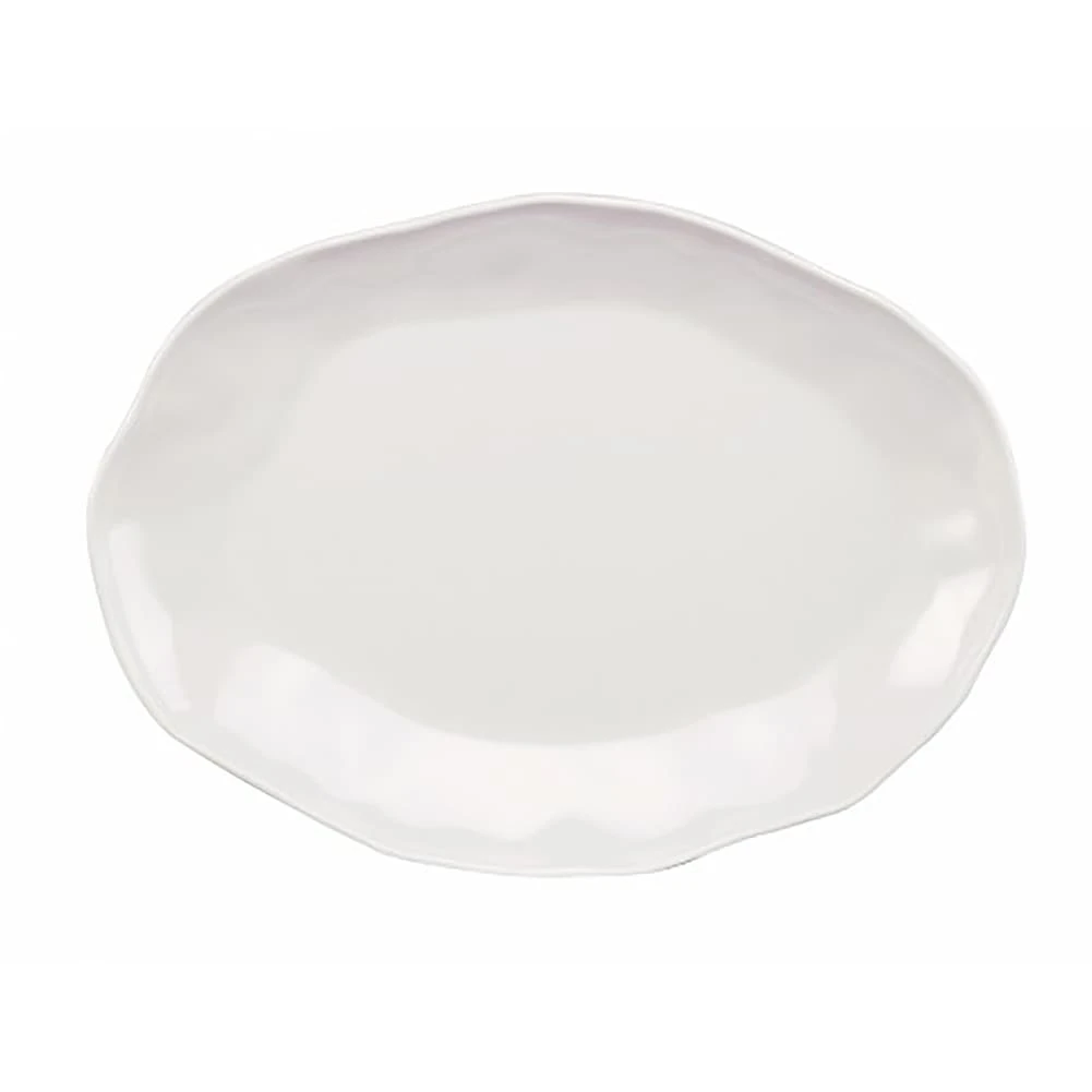 Cal-Mil 22306-912-103 Marin Ivory 12 X 9" Platter - 6 / CS 3 Cal-Mil 22306-912-103 Marin Ivory 12 X 9" Platter - 6 / CS