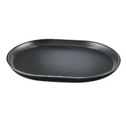 Cal-Mil 22018-13 Hudson 14 X 11.25 Black Melamine Platter - 6 / CS