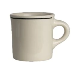 Homer Laughlin HL3001743 Black Line 8-3/4 Ounce Mug - 36 / CS