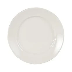 Tuxton WEA-062 Columbia Eggshell 6-1/4 In. Round Plate - 36 / CS
