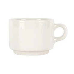 Tuxton WEM-1204 Columbia 12 Ounce Latte Mug - 24 / CS
