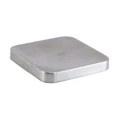 FOH RSD030BSS23 Brushed S/S 4" Square Dish - 12 / CS