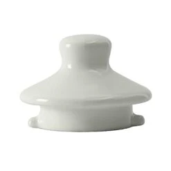 Tuxton China BWT-18AL White Teapot Lid For BWT-18A - 12 / CS