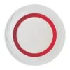 Schonwald 9181824-62931 Donna White 9.5 In. Plate W/ Red Band - 6 / CS -Libbey Kitchenware Store 6106579