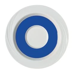 Schonwald 9187130-62972 Donna Wh 6.5 In Saucer W/ Blue Band - 12 / CS