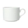 Steelite 1403X0131 White Bead Accent 8 Ounce Coffee Cup - 12 / CS -Libbey Kitchenware Store 6106648