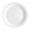 Bormioli Rocco 49205Q965 Careware White 9-1/4" Plate - 24 / CS -Libbey Kitchenware Store 6106661