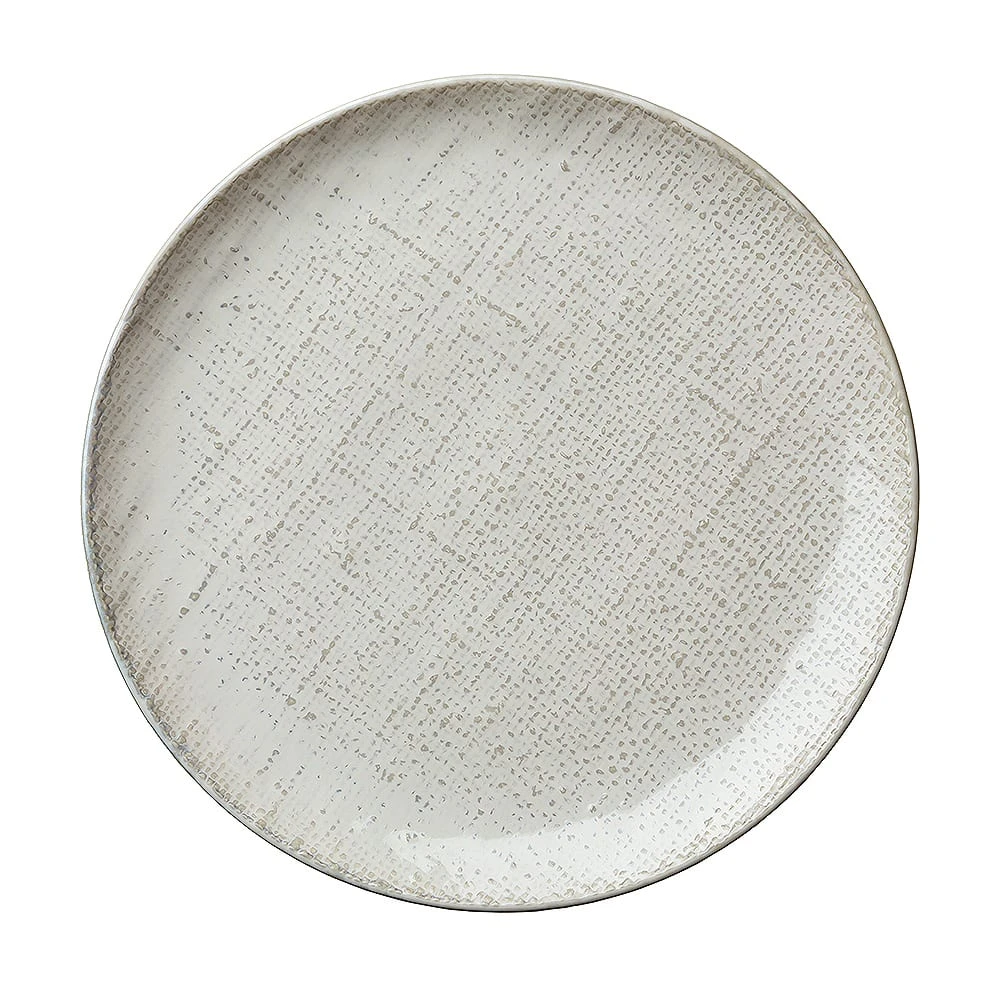 Oneida L6800000133C Knit 8.25" Coupe Plate - 24 / CS 3 Oneida L6800000133C Knit 8.25" Coupe Plate - 24 / CS