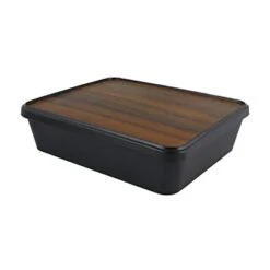 BauscherHepp 198946 Small 11.8 X 9.8 X 3.2" Wood Bento Box