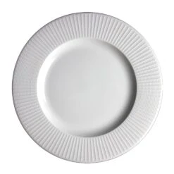 Steelite 9117C1184 Willow White 8" Medium Rim Plate - 24 / CS
