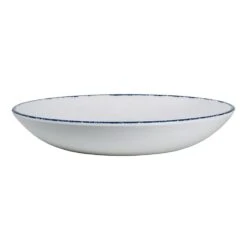 Steelite 7068MM301 Blue Dapple 38 Ounce Melamine Coupe Bowl - 12 / CS