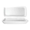 Int'l Tableware QP-1200 Quad Euro White 13 X 6.25 In. Platter - 6 / CS -Libbey Kitchenware Store 6108299