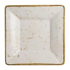 Steelite 68A632EL867 Craft White 1 Quart Square Serving Bowl - 6 / CS