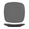Int'l Tableware QP-7-MG Quad Matte Grey 7.75 In Square Plate - 24 / CS -Libbey Kitchenware Store 6108859