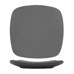Int'l Tableware QP-7-MG Quad Matte Grey 7.75 In Square Plate - 24 / CS