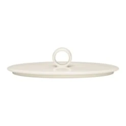 BauscherHepp 696316 Purity White 6.6 X 5 Oval Bowl Lid - 24 / CS