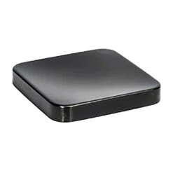 FOH RSD030BKS23 Matte Black Brushed S/S 4" Square Dish - 12 / CS