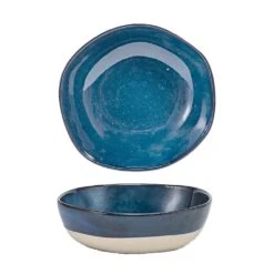 FOH DBO161BLP21 Artefact Reactive Indigo 48 Ounce Bowl - 4 / CS