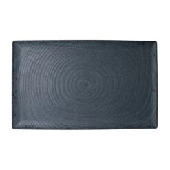 Steelite 7184TM049 Pompeii Slate 20.9 X 12.9 Melamine Platter - 4 / CS