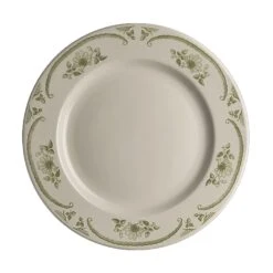 Homer Laughlin HL2069885 American Rose Moss 9.63" Plate - 24 / CS