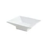 Front Of The House DSD024WHP13 Kyoto Linear 1 Oz Square Dish - 12 / CS 2 Front Of The House DSD024WHP13 Kyoto Linear 1 Oz Square Dish - 12 / CS -Libbey Kitchenware Store 6111766