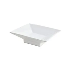 Front Of The House DSD024WHP13 Kyoto Linear 1 Oz Square Dish - 12 / CS