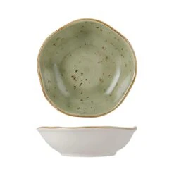 Tuxton China GGO-060 Artisan Geode Olive 5.5 Oz. Fruit Dish - 24 / CS