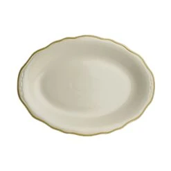 Homer Laughlin HL5230828 Old Gold Styleline 7.75 In. Platter - 36 / CS