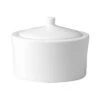 RAK Porcelain FDSU22 Fine Dine White 7.5 Oz Sugar Bowl W/ Lid - 6 / CS -Libbey Kitchenware Store 6112197