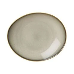 Oneida L6753066358 Rustic Sama 11.5" Oval Coupe Plate - 12 / CS