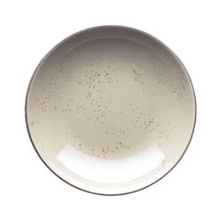 Int'l Tableware SH-110-CR Splash Creme/Brown 40 Ounce Bowl - 36 / CS