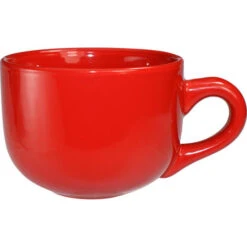 International Tableware 822-2194 Cancun Red 14 Oz Latte Cup - 24 / CS