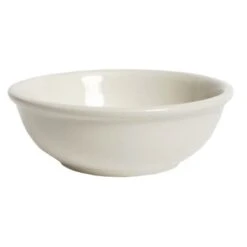 Tuxton TRE-024 Reno/Nevada 10 Oz. Eggshell Nappie Bowl - 36 / CS