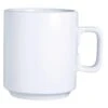 ARC Cardinal R0835 Candour White Porcelain 11 Oz. Mug - 24 / CS -Libbey Kitchenware Store 658288