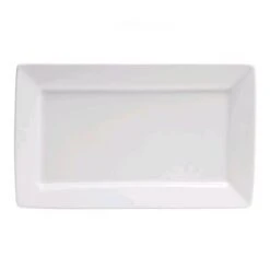 Buffalo F8010000359S Bright White Ware Rectangular Platter - 12 / CS
