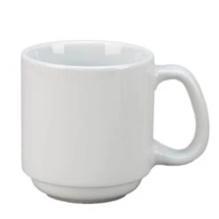 Vertex® SM-P Argyle 10 Oz Stackable Porcelain Summit Mug - 36 / CS