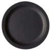 Cambro 825CWNR110 Camwear Black 8-1/4" Narrow Rim Plate - 48 / CS -Libbey Kitchenware Store 688510