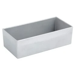 CARLISLE Bon Chef 9514 PEWTER Aluminum Rectangular 56 Oz. Straight Sided Bowl