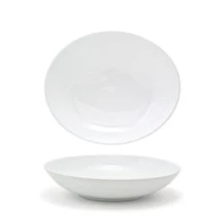 FOH DBO083WHP22 Ellipse 28 Ounce Low Bowl - 6 / CS