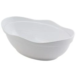 CARLISLE Bon Chef 53201 WHITE Oval 11 Qt. Euro Bowl